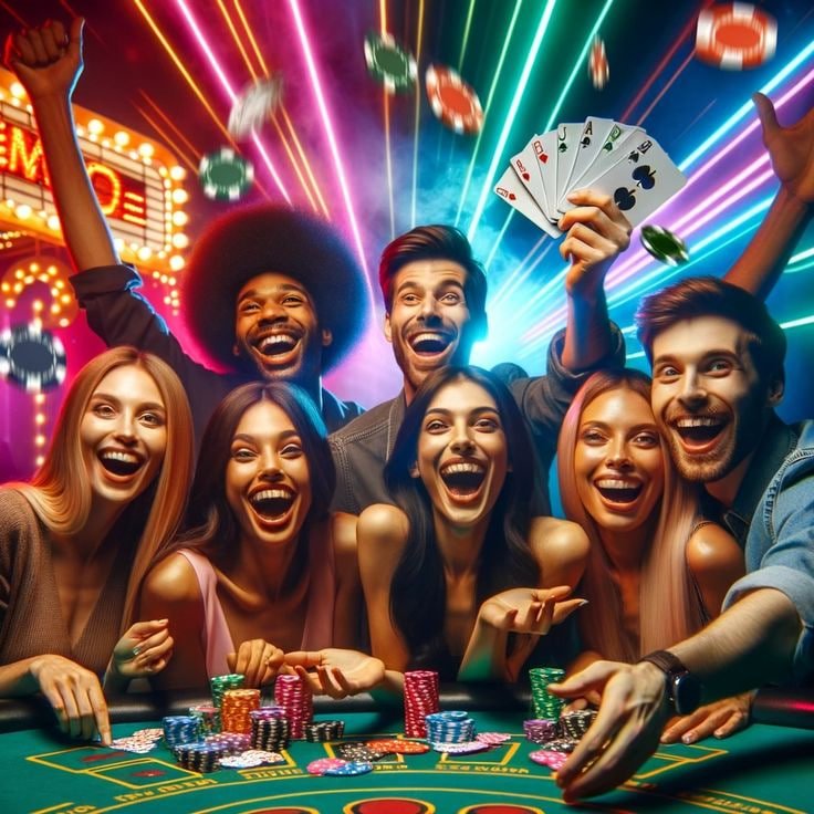 Ilustrasi ikon kesadaran responsible gaming dan edukasi bermain aman